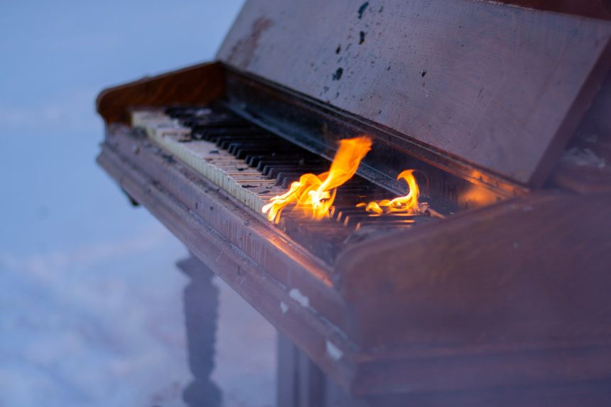 Wodeen Piano On Fire