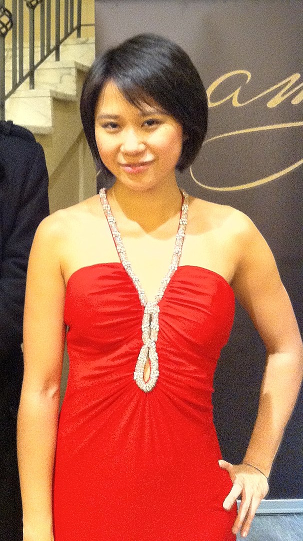 Yuja Wang in an event in basel