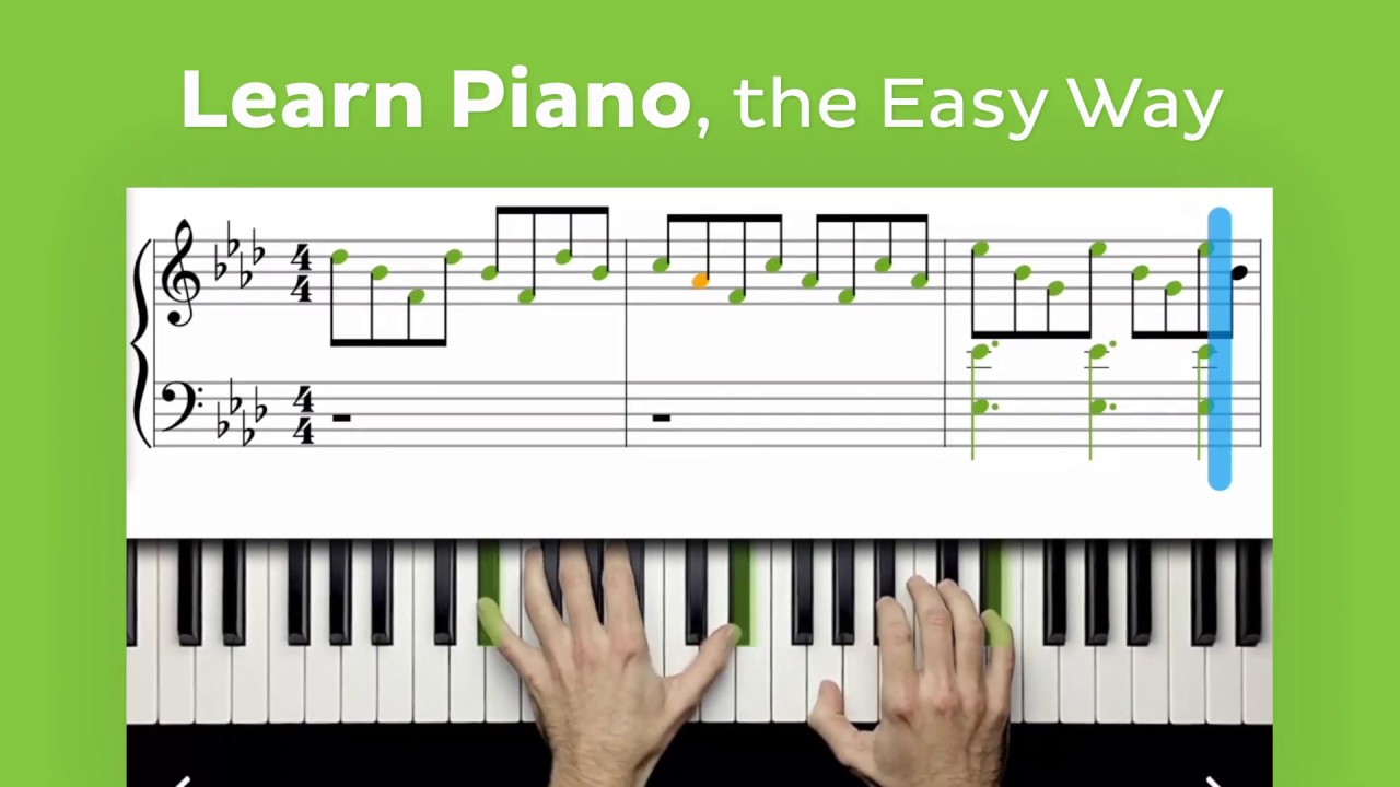 Learn piano the easy way written, learning piano online