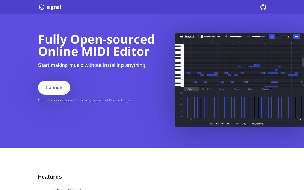 Fully open sourced online midi editor