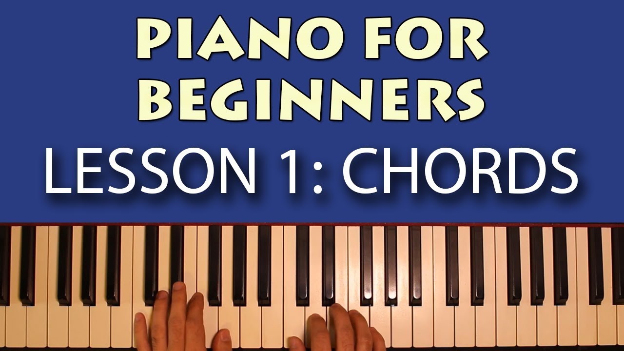 Piano for beginners, lesson1 chords