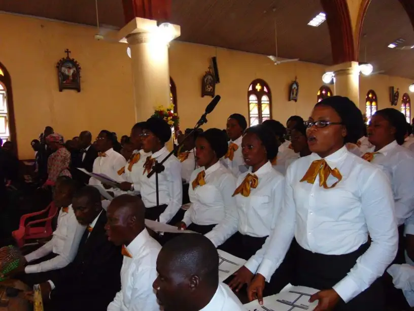 Worship in nigeria church