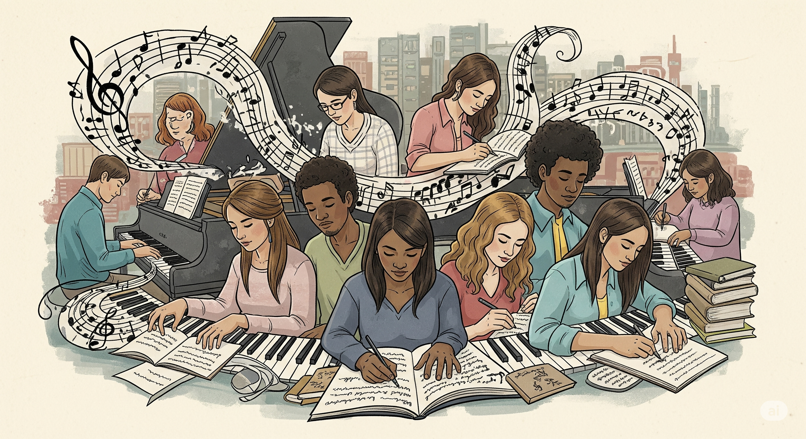 Music And Muse: How Pianists And Writers Share The Same Creative Energy