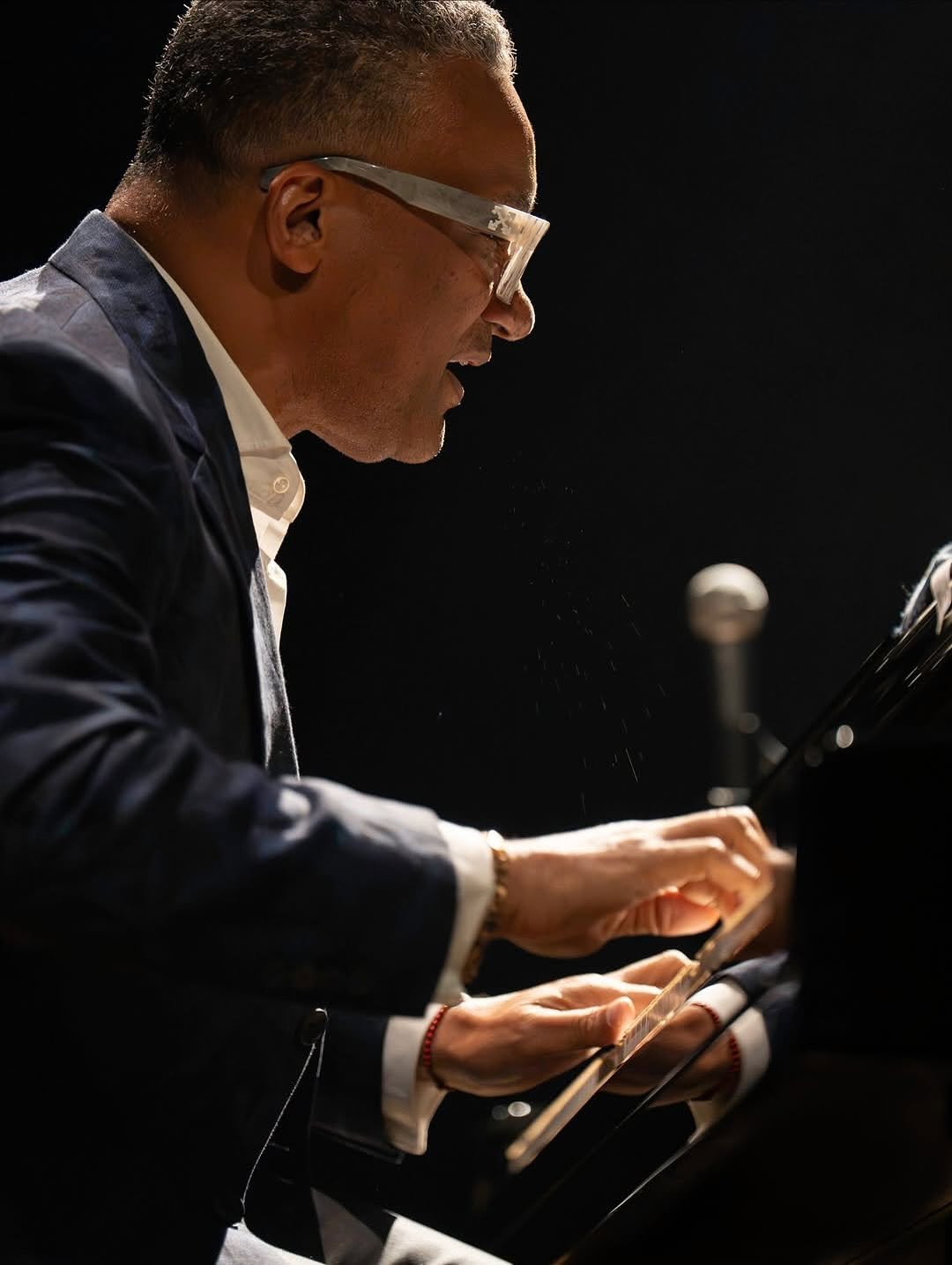 Gonzalo Rubalcaba, internationally acclaimed Cuban jazz pianist and composer, known for blending Afro-Cuban rhythms with modern jazz virtuosity and performing on the world’s leading concert stages.