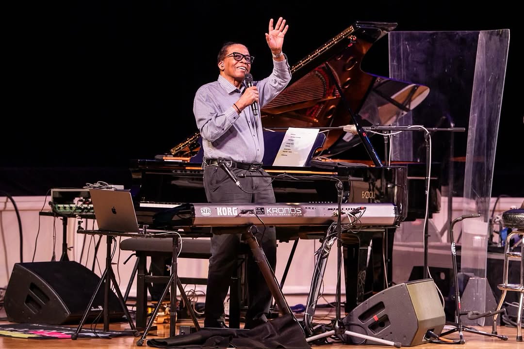 The legendary @herbiehancock returned home last Sunday to perform in front of a sold-out audience as part of the Symphony Center Presents Jazz series. His 15th all-time appearance on stage in Orchestra Hall combined music fro